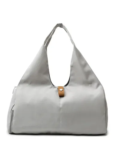 Wet &amp; Dry Separation Fitness Yoga Bag Oxford Cloth Travel Tote Bag BED-647 (L50 x W20 x H25)cm - Light Grey