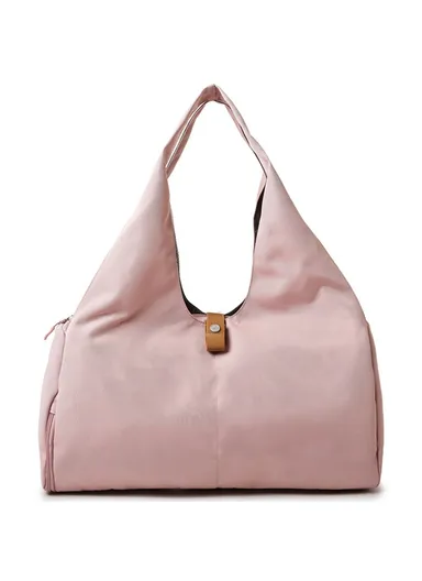 Wet &amp; Dry Separation Fitness Yoga Bag Oxford Cloth Travel Tote Bag BED-647 (L50 x W20 x H25)cm - Light Pink