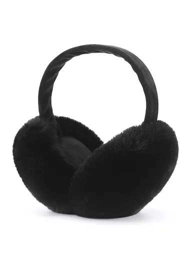 Cozy Winter Ear Muffs For Students &amp; Girls (L20 x W20)cm - Black