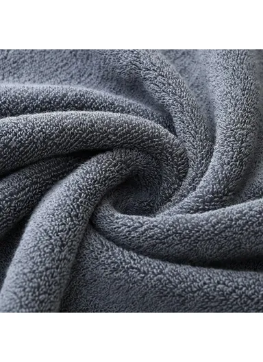 50x100cm Ultra Soft Bath Face Washing Towel Highly Water Absorbent Cotton Bath Towel (L100 x W50)cm - Grey