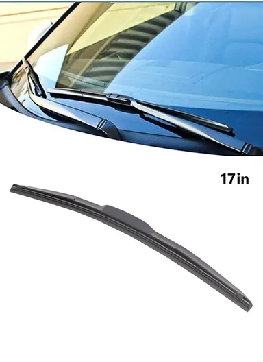 17" 1Pc Universal Three-Stage Car Wiper Blade ABS + Rubber Noiseless Vehicle Wiper Blade