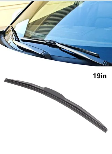 19" 1Pc Universal Three-Stage Car Wiper Blade ABS + Rubber Noiseless Vehicle Wiper Blade