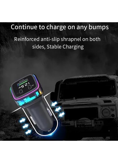 Cable Cigarette Lighter Splitter Car Charger Adapter with Multiple Type-C USB Outputs GC05 