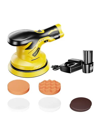 6000mAh Electric Car Polisher Waxing Polishing Machine Vehicle Maintenance Tool