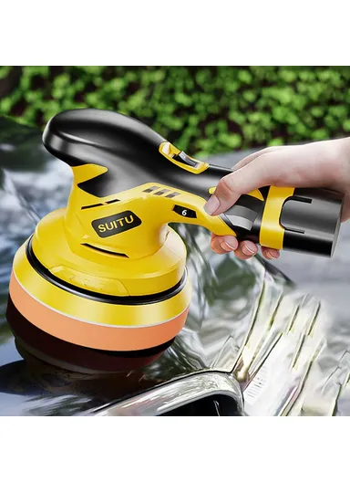 6000mAh Electric Car Polisher Waxing Polishing Machine Vehicle Maintenance Tool