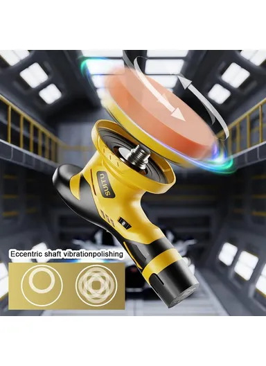 6000mAh Electric Car Polisher Waxing Polishing Machine Vehicle Maintenance Tool