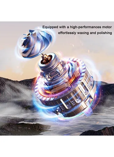 6000mAh Electric Car Polisher Waxing Polishing Machine Vehicle Maintenance Tool