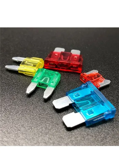 120Pcs/Box Mini Auto Blade Fuses Set 2-35A Assorted Color-coded Carved Amp Rating Fuse