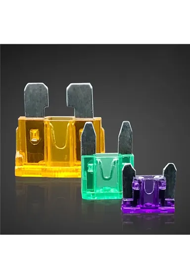 120Pcs/Box Mini Auto Blade Fuses Set 2-35A Assorted Color-coded Carved Amp Rating Fuse