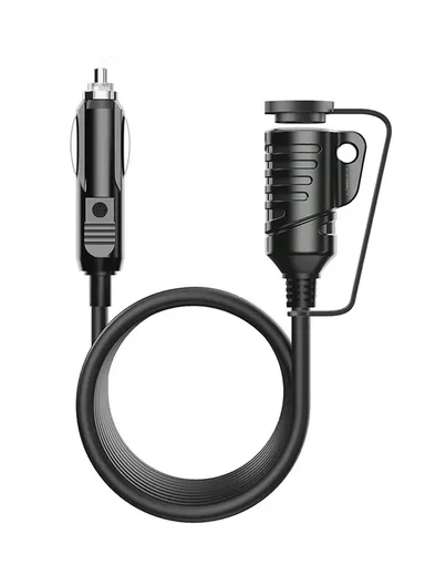 3.6m 12V / 24V Car Cigarette Lighter Extension Cord Male Plug to Female Socket 16AWG Extender Cable with 15A Fuse TR-29