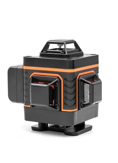 3000mAh Laser Level Self Leveling Green Cross 16 Lines Laser Level 4D Rechargeable Lazer Level for Picture Hanging Home Wall Tile - Yellow / EU Plug