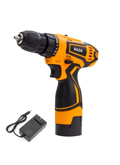 16.8V Rechargeable Cordless Woodworking Electric Drill &amp; Screwdriver With Two Speed Modes - EU Plug