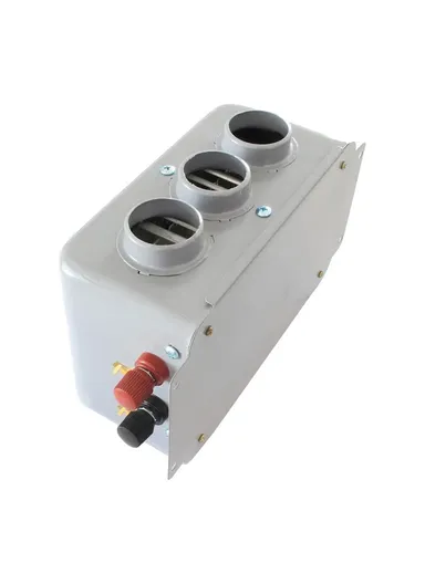 24V 800W Three Hole Car Water Heater Window Defrosting Defogging Vehicle Heating Fan (W22 x D12 x H9.5)cm 