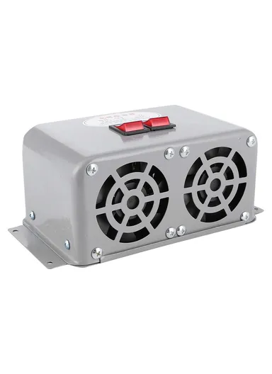 24V 800W Three Hole Car Water Heater Window Defrosting Defogging Vehicle Heating Fan (W22 x D12 x H9.5)cm 