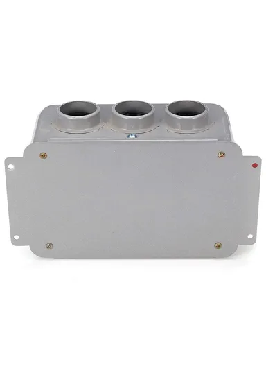 24V 800W Three Hole Car Water Heater Window Defrosting Defogging Vehicle Heating Fan (W22 x D12 x H9.5)cm 