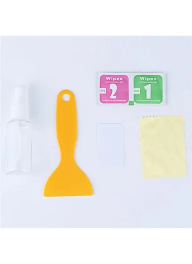 2Pcs Oval 10x15cm Car Rear View Mirror Film PET Anti-Fog Rainproof Mirror Film with Tools