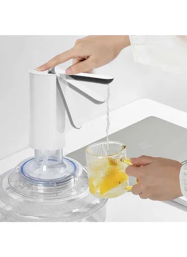 4W 1200mAh Folding Water Pump Dispenser K18 (L14 x W7 x H13)cm - White