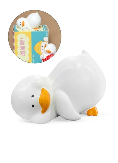 Resin Sleeping Blind Duck Decoration Suitable For Desktop, Bedroom, Car BN-147G (W8 x H6)cm