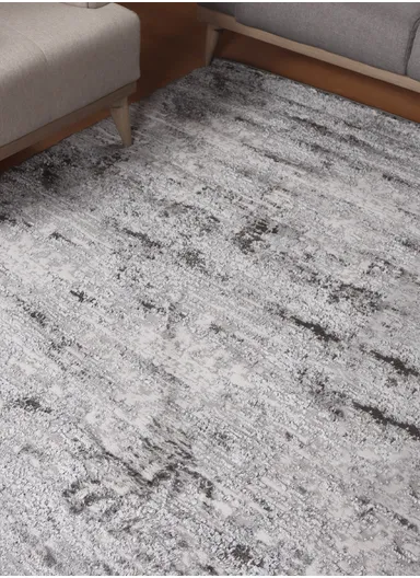 300x100cm Silk Thread Carpet - Grey