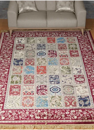 340x240cm Warm Wool Carpet - Multicolor