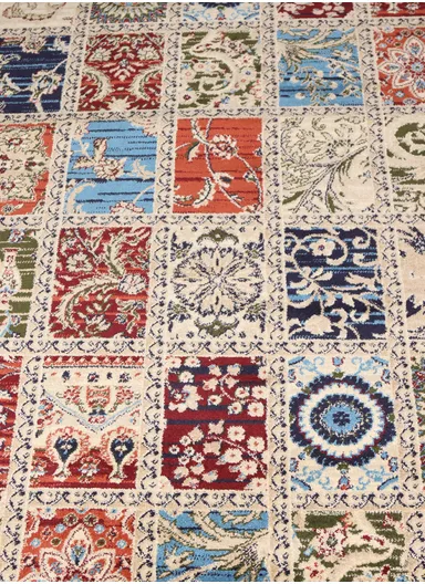 340x240cm Warm Wool Carpet - Multicolor