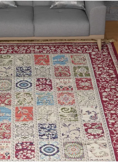280x200cm Warm Wool Carpet - Multicolor