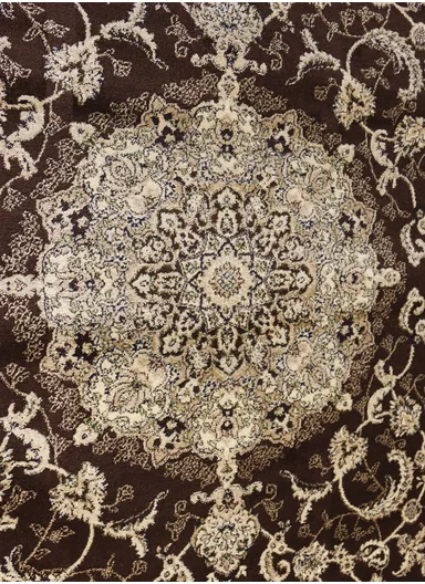 340x240cm Warm Wool Carpet - Brown