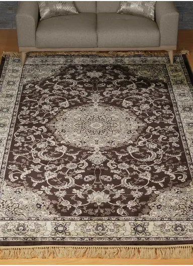 280x200cm Warm Wool Carpet - Brown