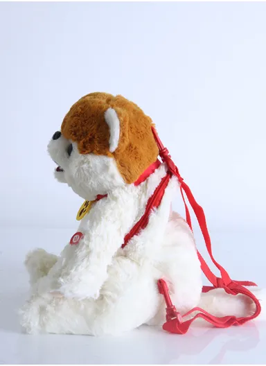 Dog Plush Singing Backpack, Learn To Talk &amp; Barks Funny Bag For Boy Girl (L30 x W20 x H45)cm