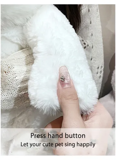 Dog Plush Singing Backpack, Learn To Talk &amp; Barks Funny Bag For Boy Girl (L30 x W20 x H45)cm