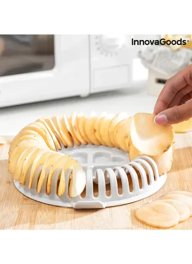 Set For Making Crisps In The Microwave With Mandolin &amp; Recipes Chipit V0103369