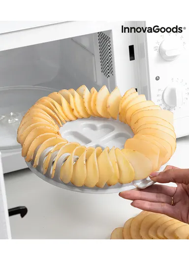 Set For Making Crisps In The Microwave With Mandolin &amp; Recipes Chipit V0103369
