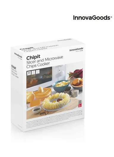 Set For Making Crisps In The Microwave With Mandolin &amp; Recipes Chipit V0103369