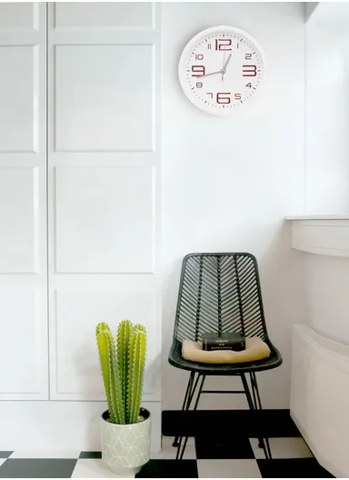 23cm Compact &amp; Stylish Wall Clock Modern Design for Any Room 612AJ3BH