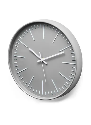 30cm Modern Minimalist Wall Clock Stylish, Battery-Operated 8015B - Black