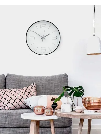 30cm Elegant Modern Wall Clock Stylish, Durable &amp; Battery Operated 8021M