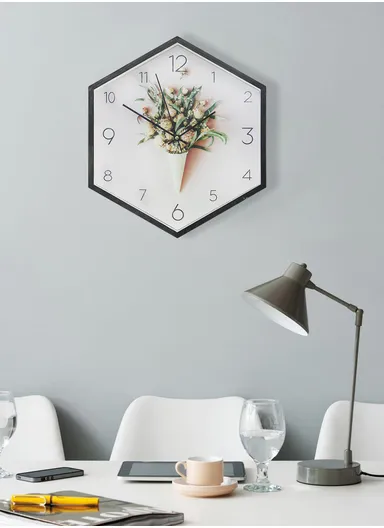 30cm Modern Decorative Wall Clock Stylish, Durable &amp; Battery Operated 925