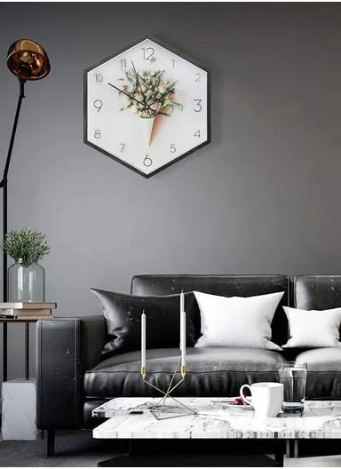 30cm Modern Decorative Wall Clock Stylish, Durable &amp; Battery Operated 925