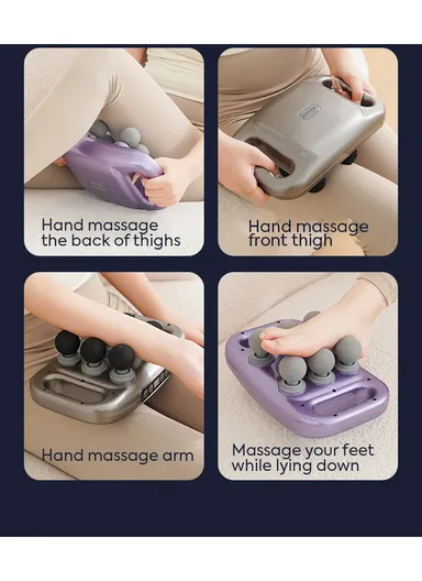 30W Advanced Deep Tissue Muscle Massager with 6 Interchangeable Heads &amp; Adjustable Frequencies
