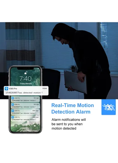 3.0MP 2.5" 1080P Full HD Wifi PTZ Wireless Smart Security Camera with Alarm System &amp; Two-Way Audio (App: V380Pro) E27-3L