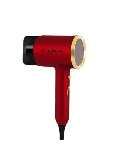 1600W Travel Hair Dryer with 2 speeds &amp; 3 Adjustable Temperature levels LHD-5020 - Red