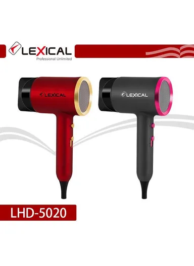 1600W Travel Hair Dryer with 2 speeds &amp; 3 Adjustable Temperature levels LHD-5020 - Red