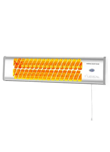 1200W Electric Heater with Two Switch Buttons &amp; 3 Quartz Heating Elements LQH-8021