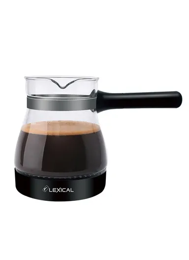 500W 0.3L  Electric Coffee Pot Glass Body with LED lamp LCP-0502