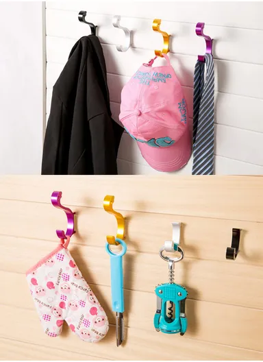 1 Piece Aluminum Towel Holder, Wall Mount For Bathrooms Kitchens, Laundry Rooms, Patios, Hotels &amp; Spas F204-10 (L10 x W8)cm - Orange