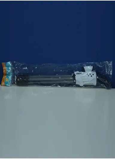 Five-Tube Plastic Water Gun Children's Toy Pull-Out Large Capacity Water Fight Artifact Beach (L52 x W8 x H15)cm - Orange