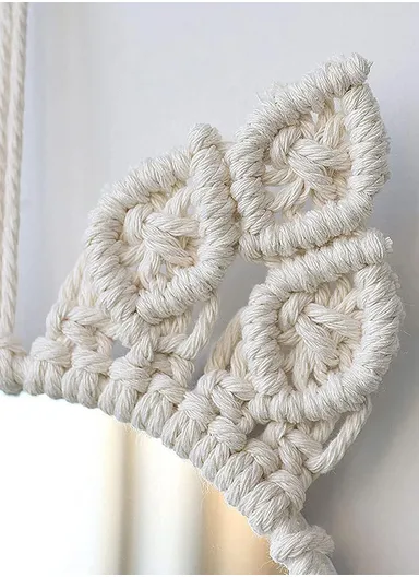 Round Wall Mirrors Macrame for Room Decor, Hand Woven Decorative Mirror, Wall Hanging Mirror 6917