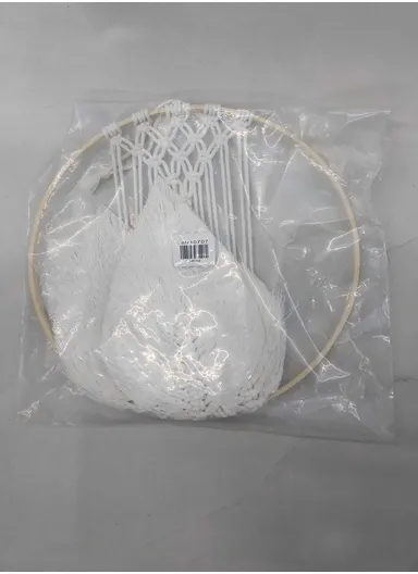 Macrame Accessory for DIY Crafts, Decoration, Tapestry, Wall Hanging, Dream Catcher Handmade Boho Woven Home Wall Decor GT003 (D30 x H67)cm