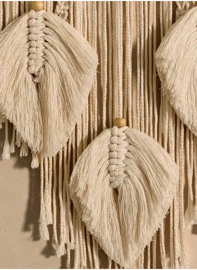Handcrafted Macrame Dreamcatcher Wall Hanging Bohemian Style Home Decor GT013 (D25 x H95)cm
