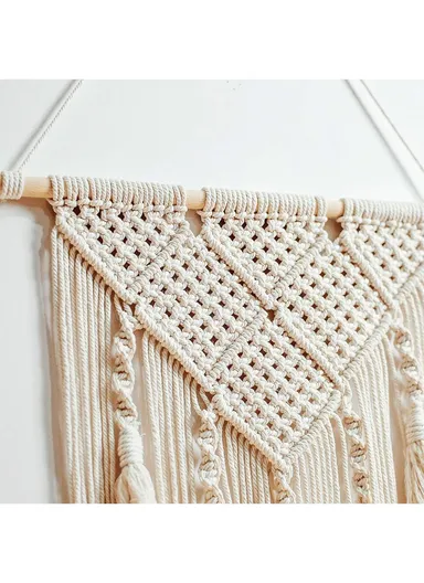 Wall Hanging Woven Boho Decor, Bohemian Tapestry Wall Art Decor GT021 (W45 x H128)cm